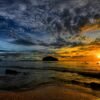 Photo Oceanic sunset